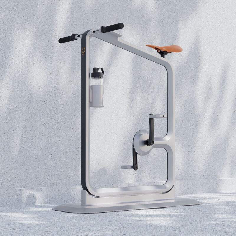 Jupiter X concept exercise bike by Alexandr Zhukouski minimalist design