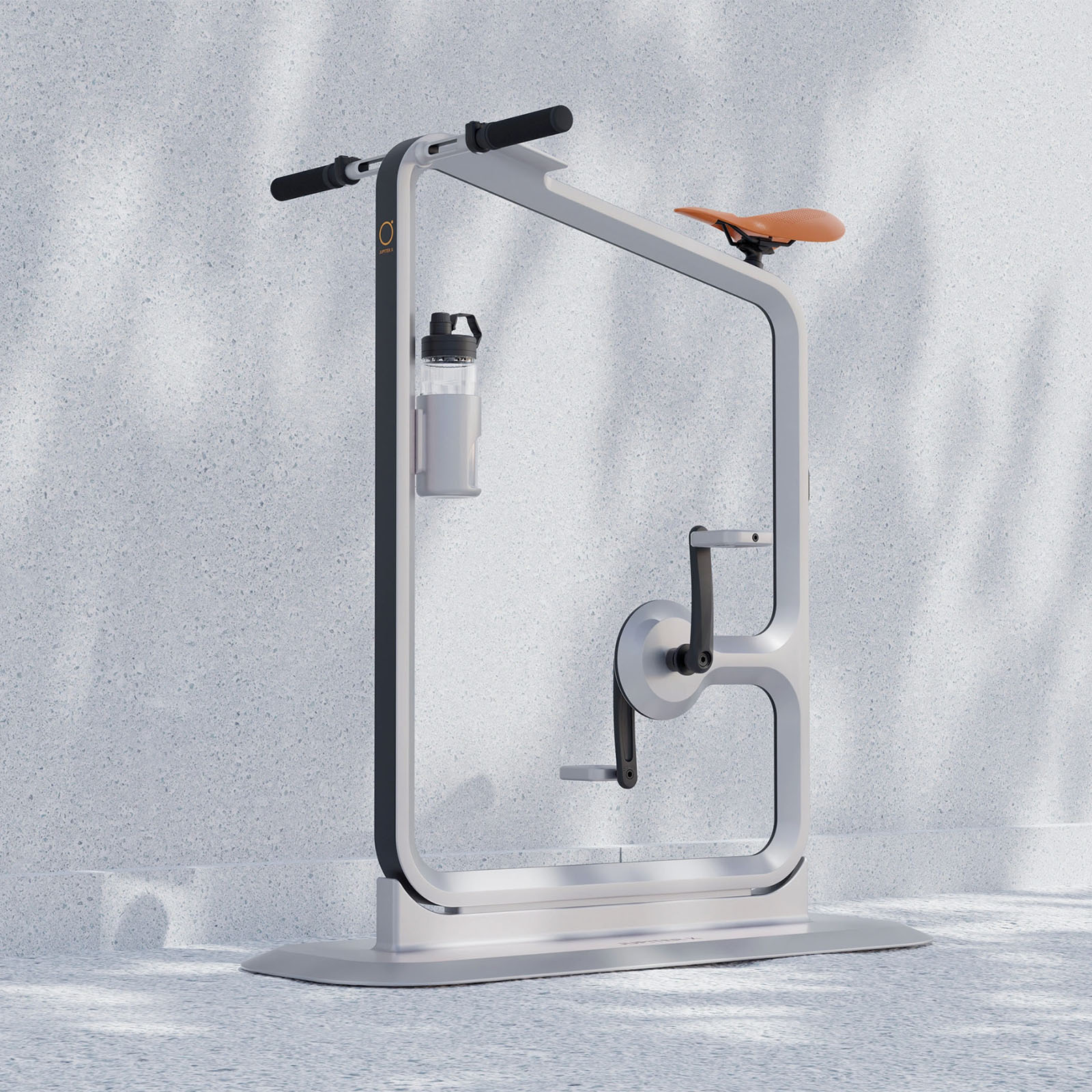 Jupiter X concept exercise bike by Alexandr Zhukouski minimalist design